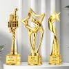 New resin trophy, creative music, children's certificate, dance tutoring and training institution, dance competition model details Picture